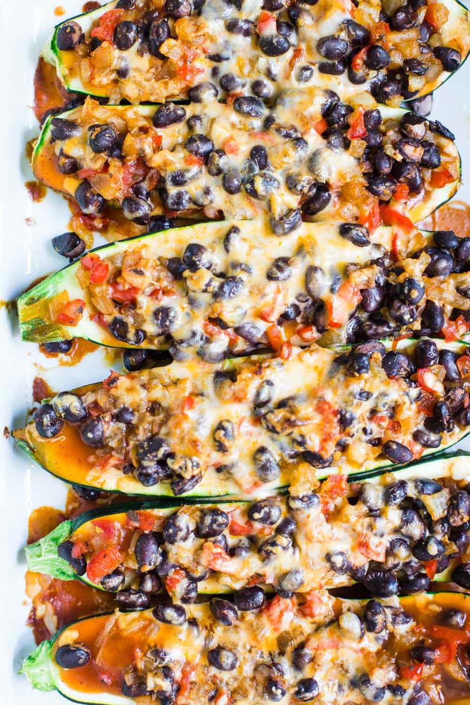 enchilada zucchini boats