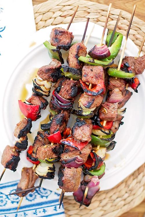 Fajita Kebabs on the Stove