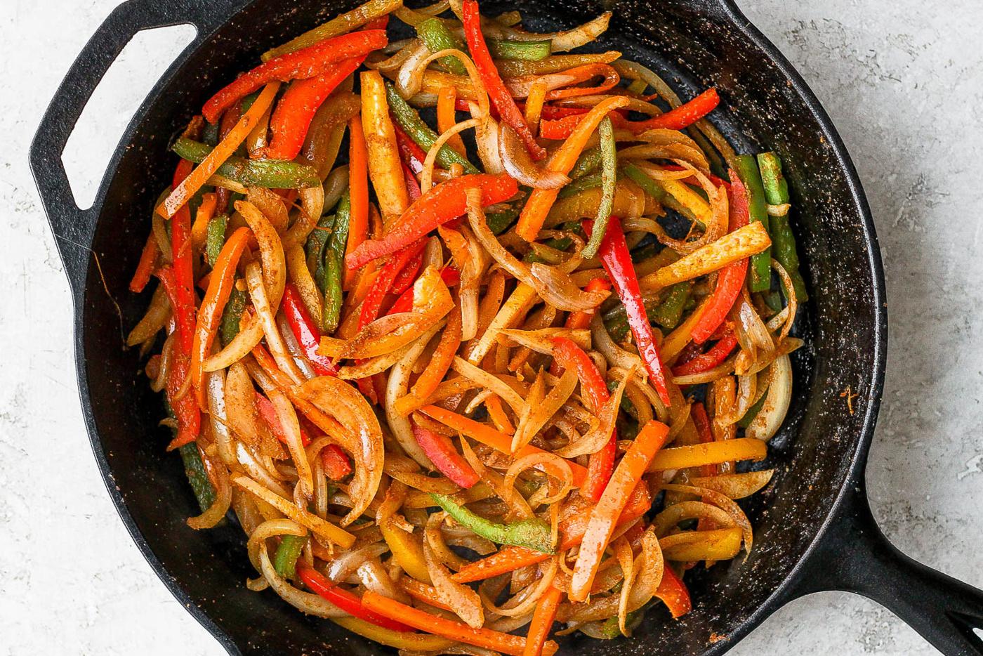 Straightforward Fajita Veggies at Home