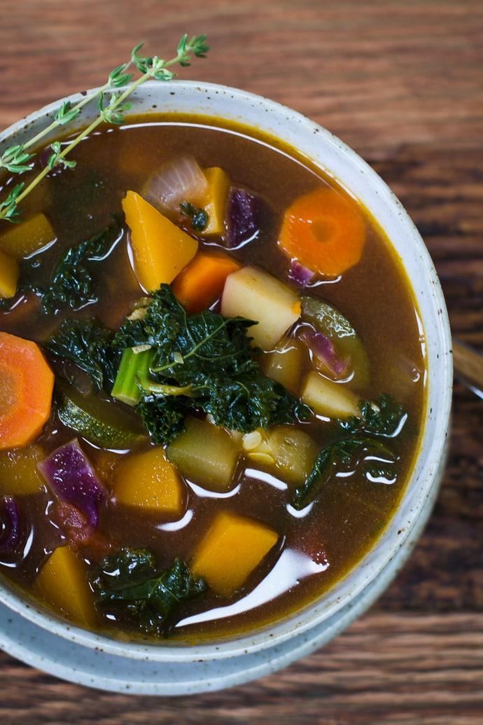 Fall Harvest Soup at Home
