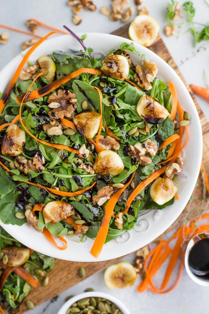 Fig & Walnut Side Salad for the Table