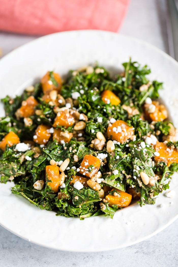 Warm Kale Salad at Home
