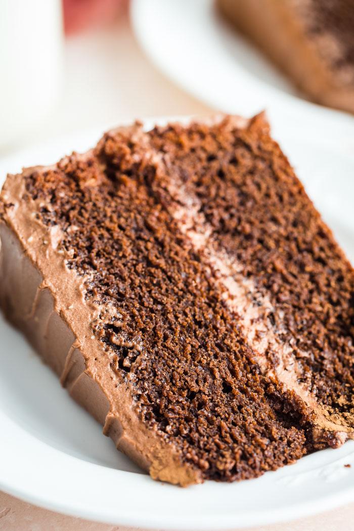 Vegan Chocolate Cake on the Stove