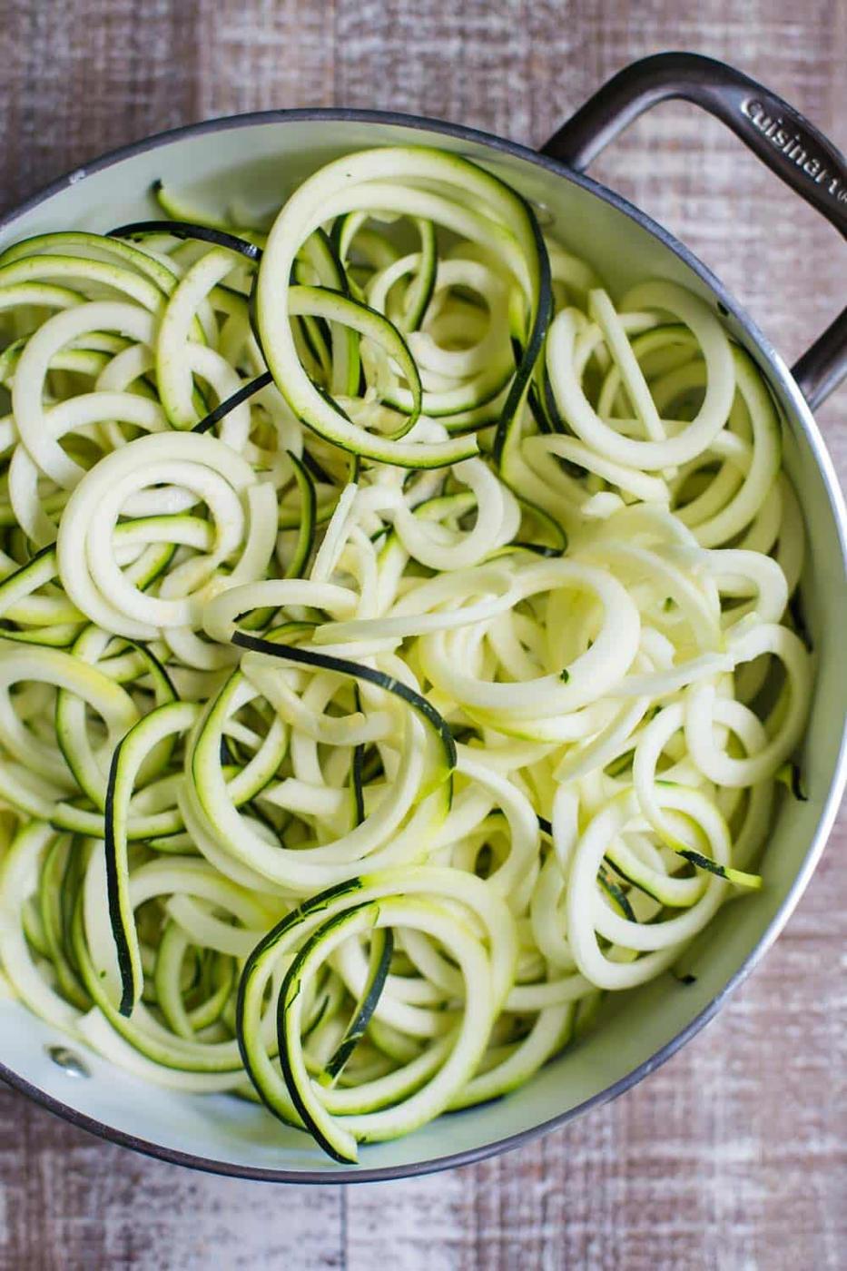 zoodles in a bowl
