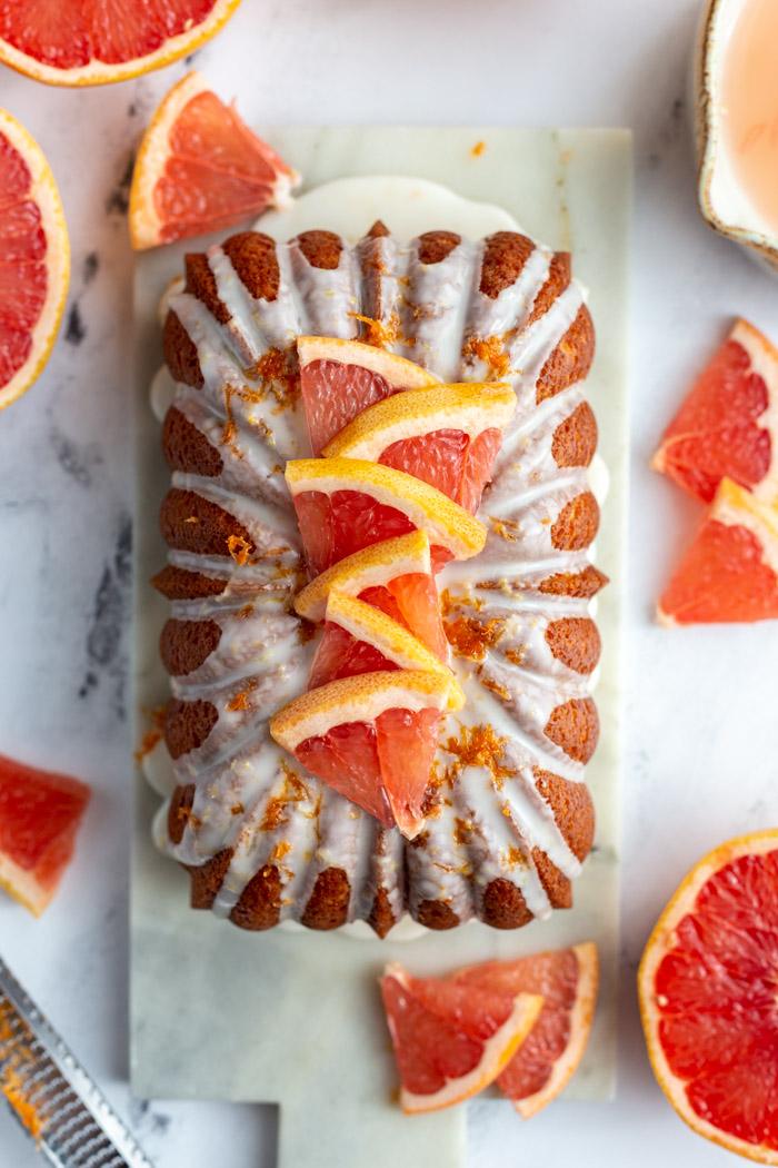Vegan Grapefruit Loaf at Home