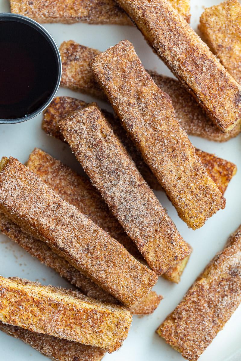 French Toast Sticks on the Stove