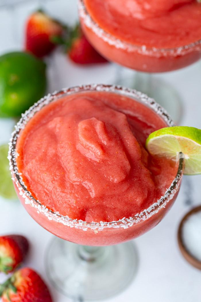 Frozen Strawberry Margarita from the Pantry