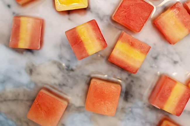 Fruity Ice Cubes at Home