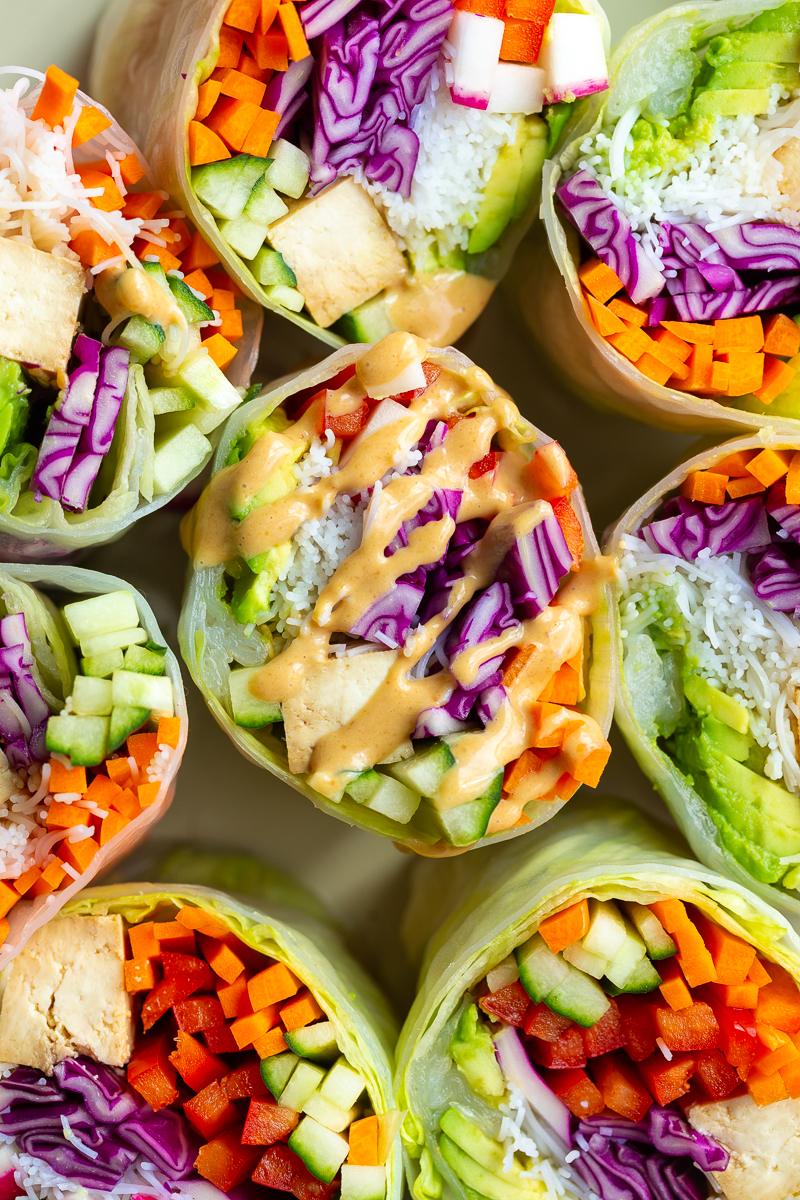 Giant Tofu Summer Rolls at Home