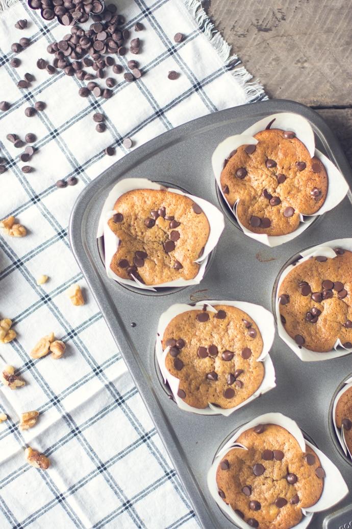Gluten Free Banana Nut Muffins at Home