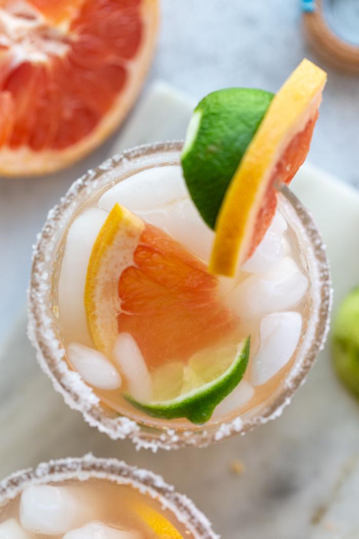 Grapefruit Margaritas for the Table