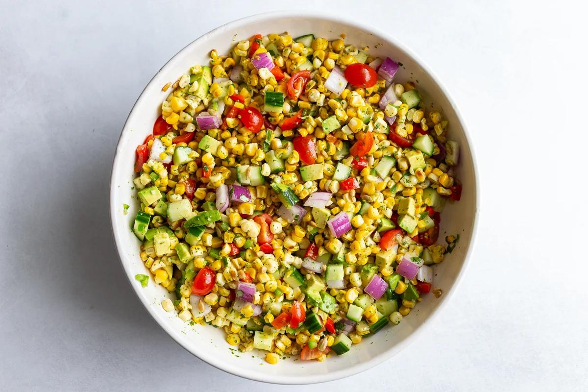 Grilled Corn Salad for the Table