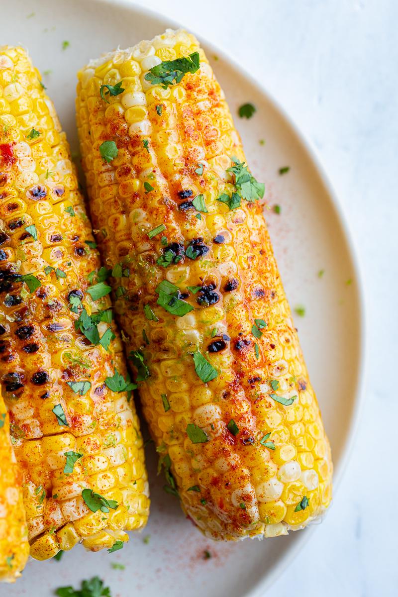 Grilled Lime Butter Corn on the Stove
