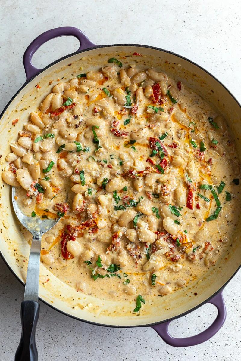 High-Protein Marry Me Butter Beans from the Pantry