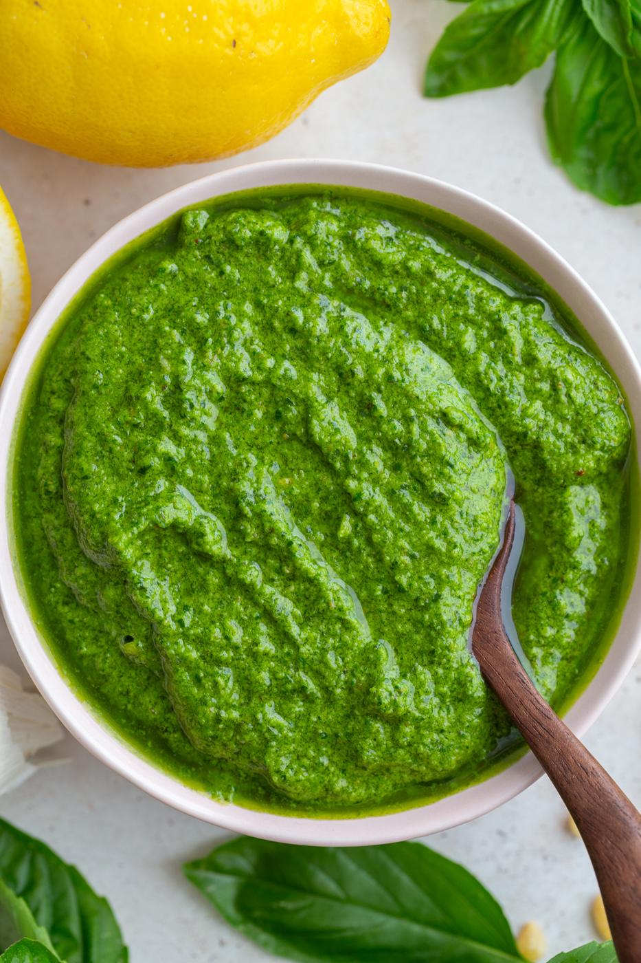 Kitchen-made Basil Pesto from the Pantry