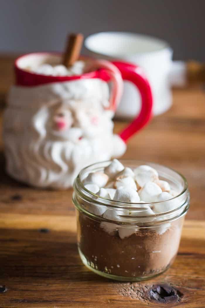 Kitchen-made Hot Chocolate Mix on the Stove