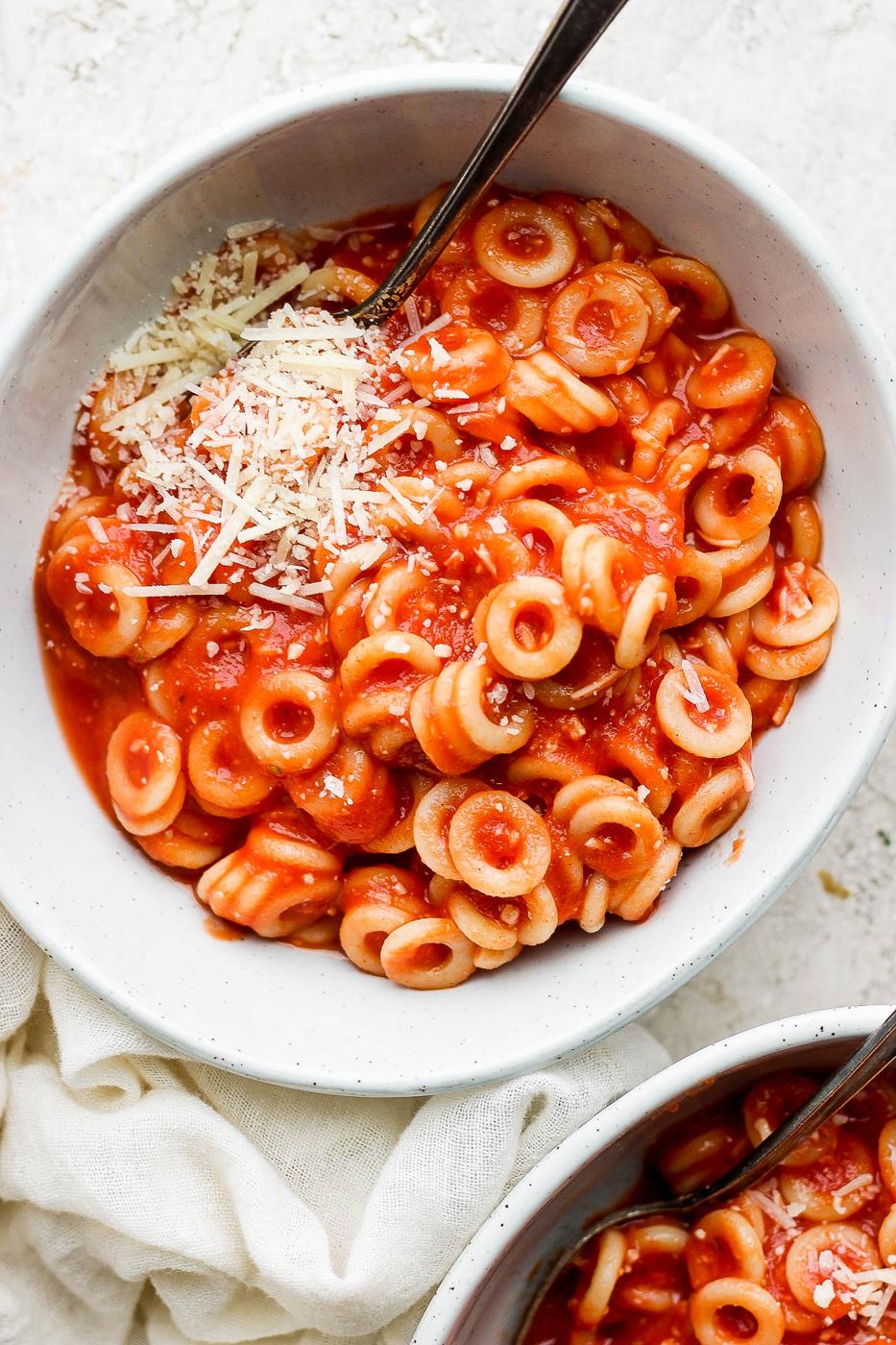 From-scratch Spaghettios for the Table