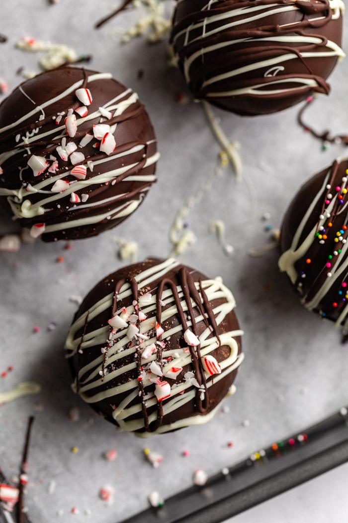 Hot Chocolate Bombs on the Stove