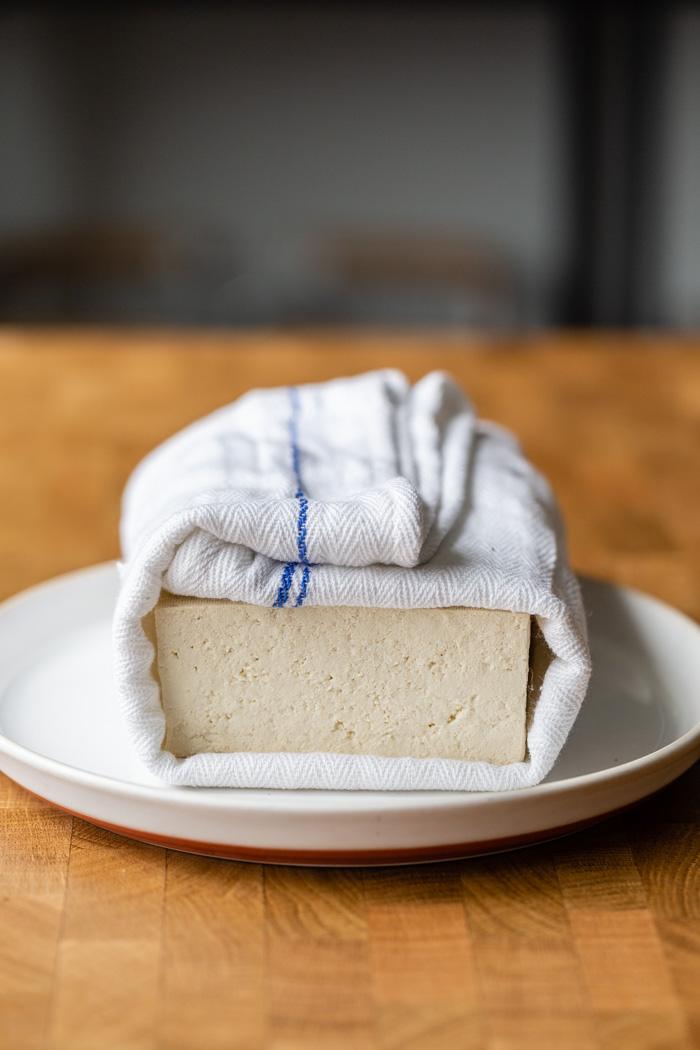 How to Press Tofu (with & without a tofu press!) on the Stove