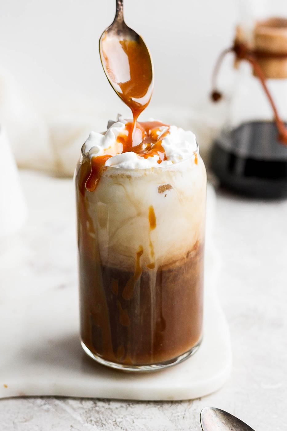 Iced Caramel Latte at Home