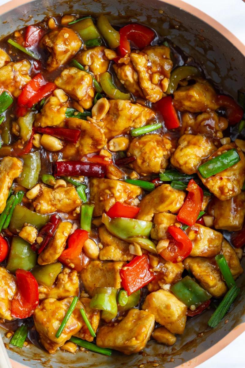 Kung Pao Tofu for the Table