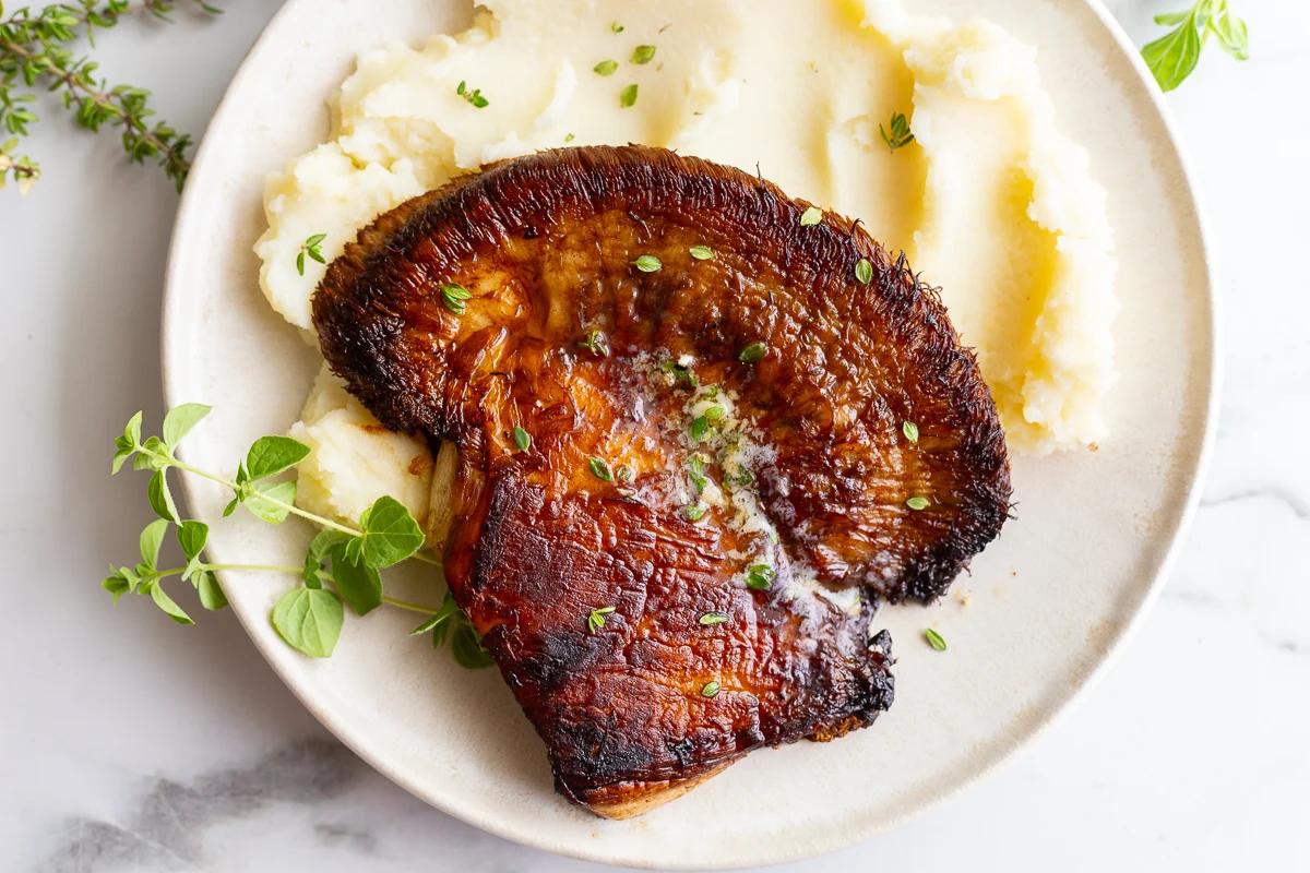 Lion’s Mane Steak (with Garlic Herb Butter) from the Pantry