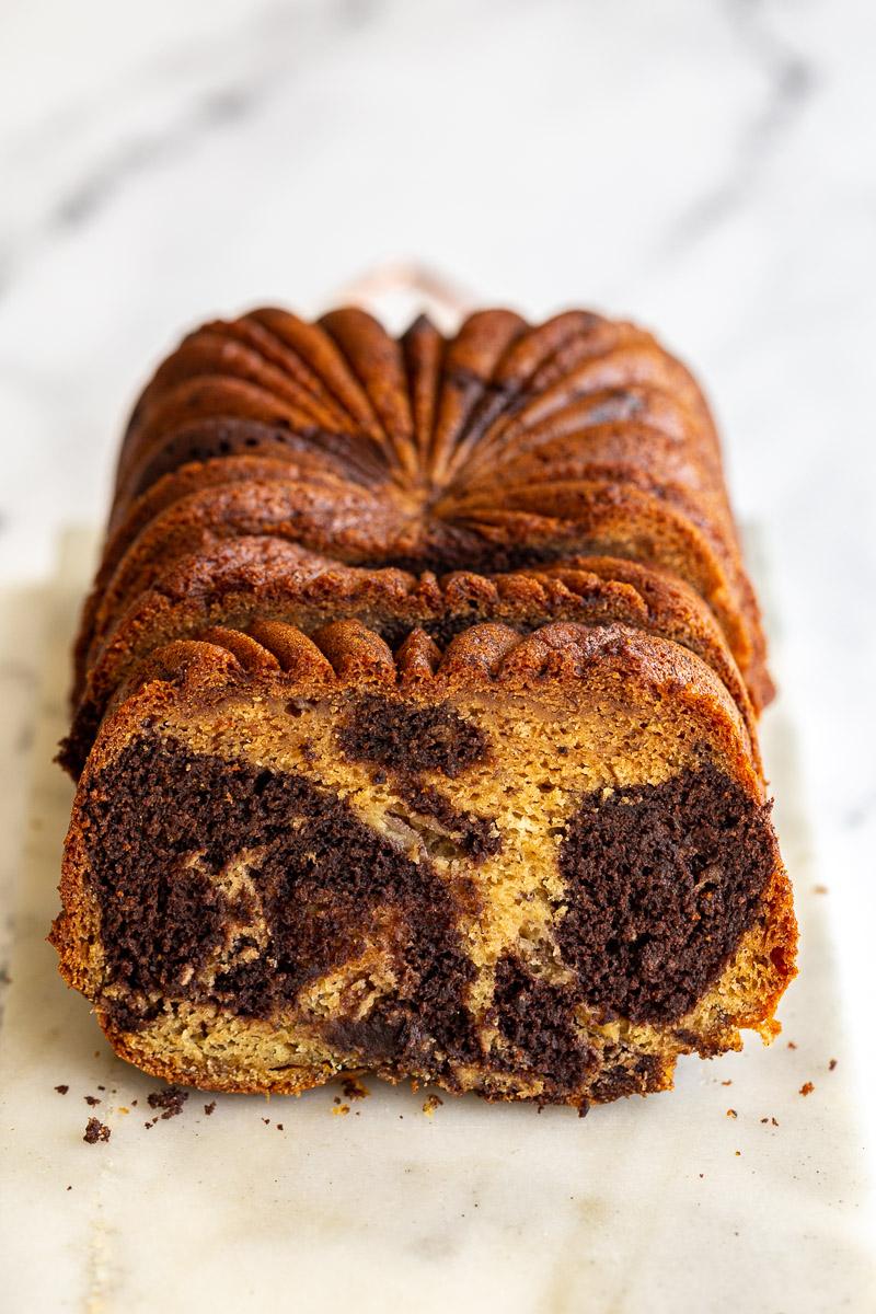 Marbled Banana Bread (Vegan!) on the Stove
