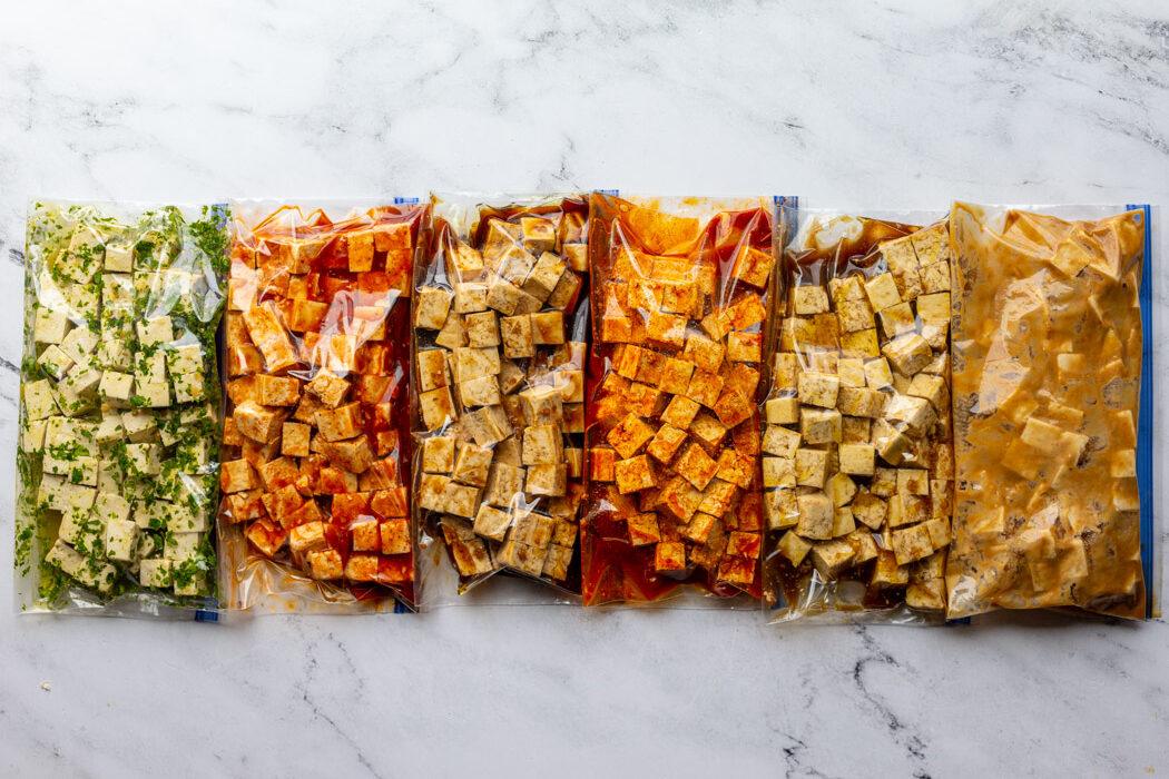 Unfussy Tofu Marinade (6 flavors, 1 formula) for the Table