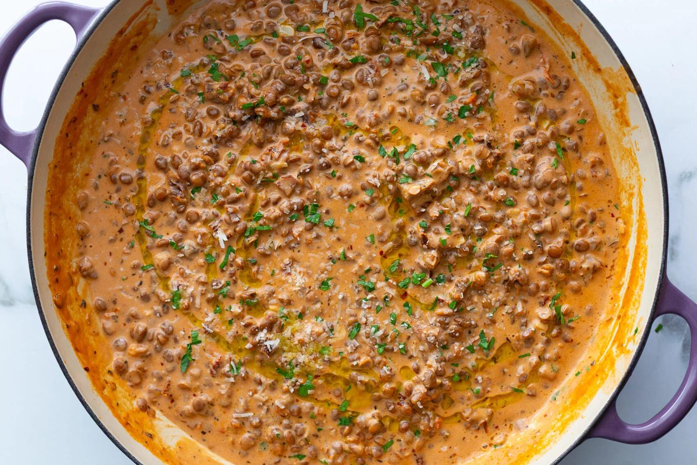 Marry Me Lentils at Home