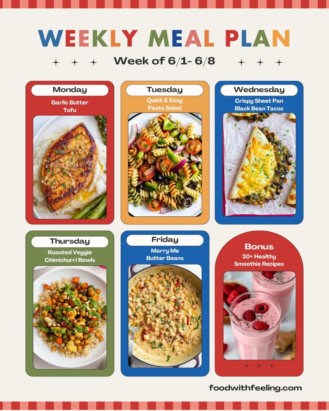 Meal Plan #11 from the Pantry