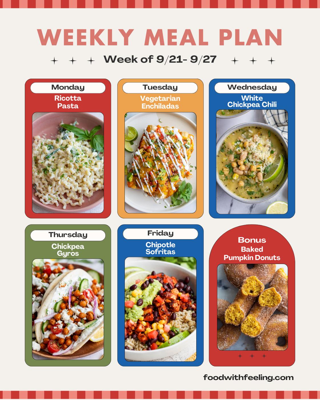 Meal Plan #23 for the Table