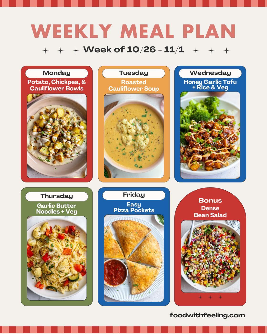 Meal Plan #27 from the Pantry