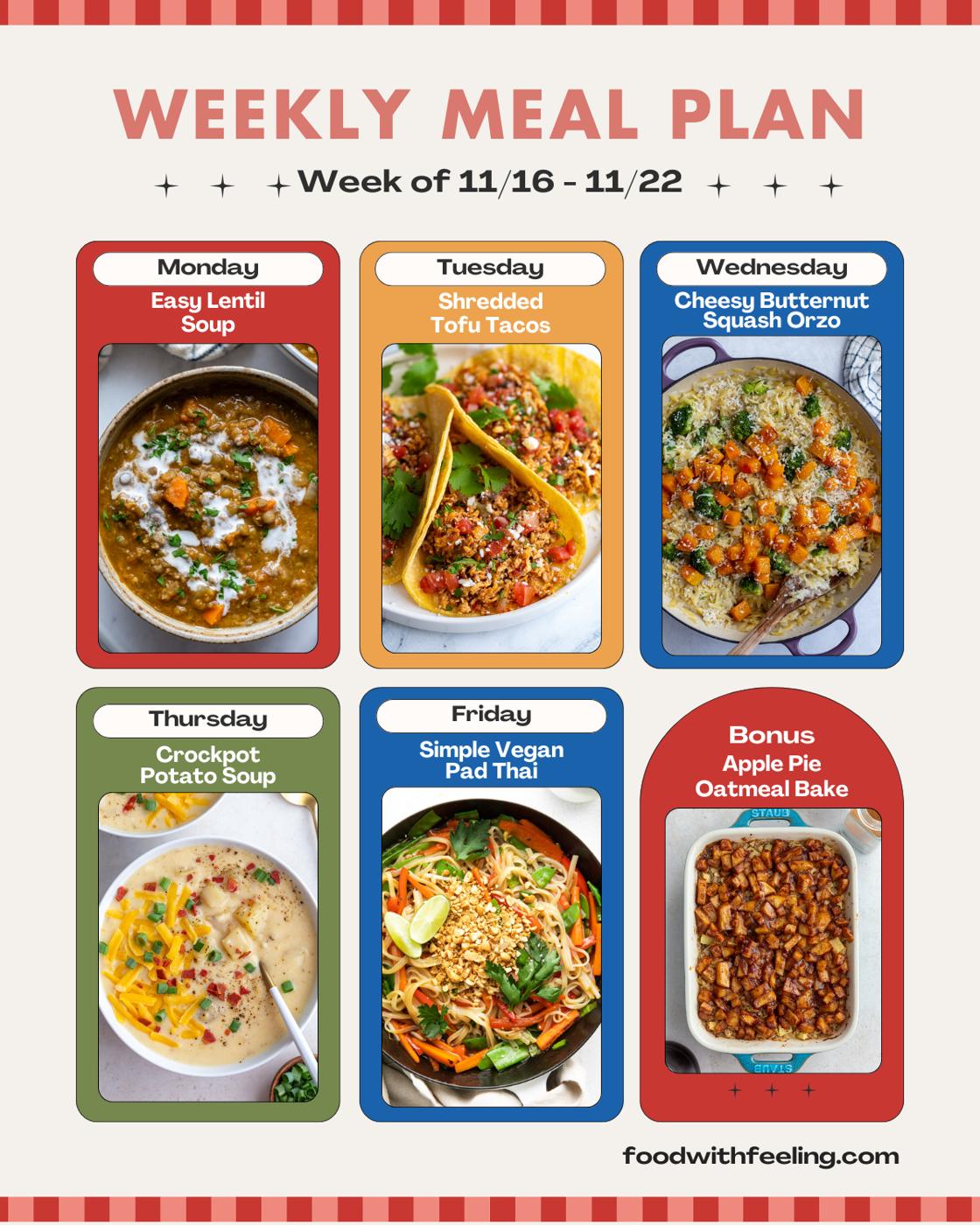 Meal Plan #28 at Home