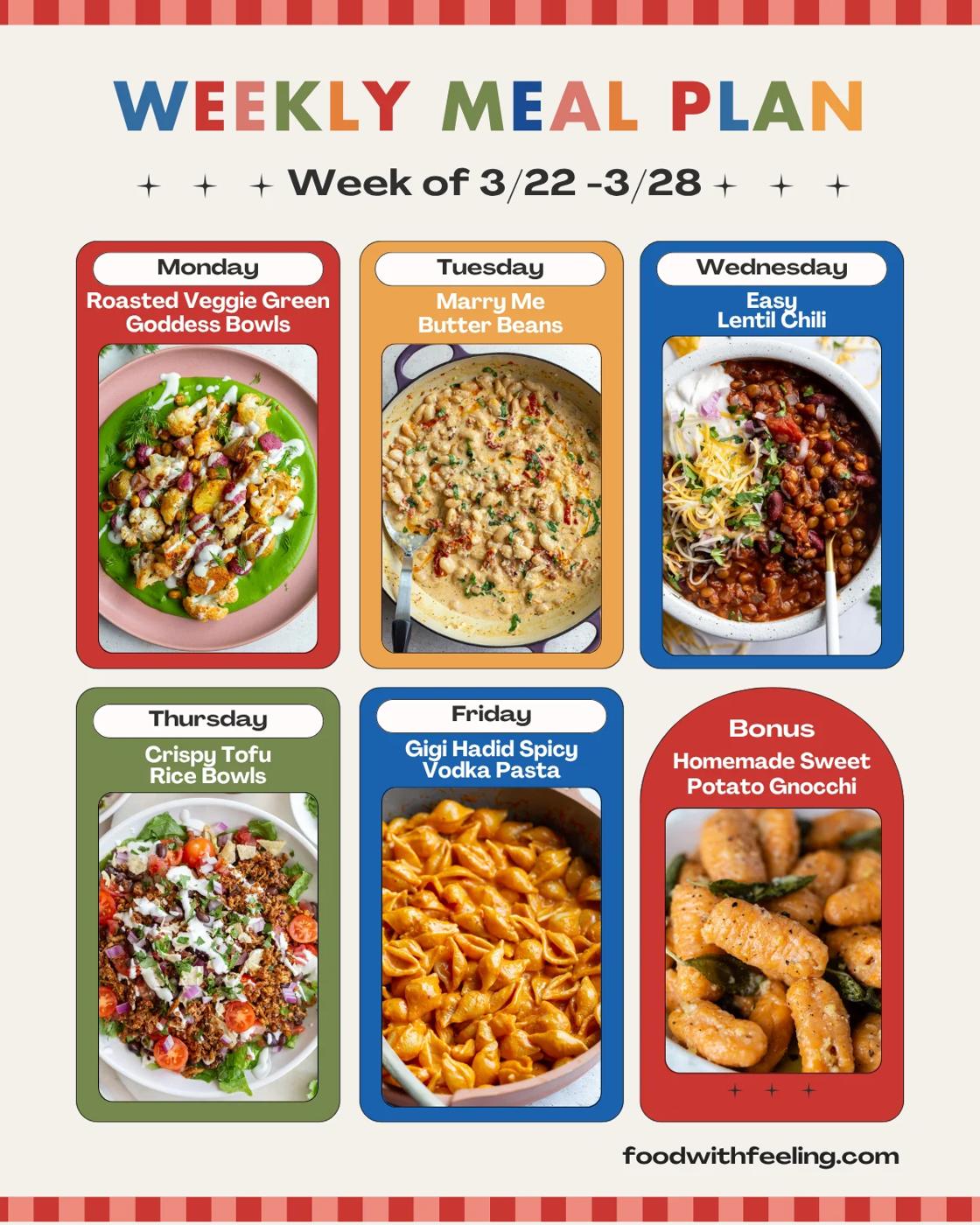 Meal Plan #37 from the Pantry