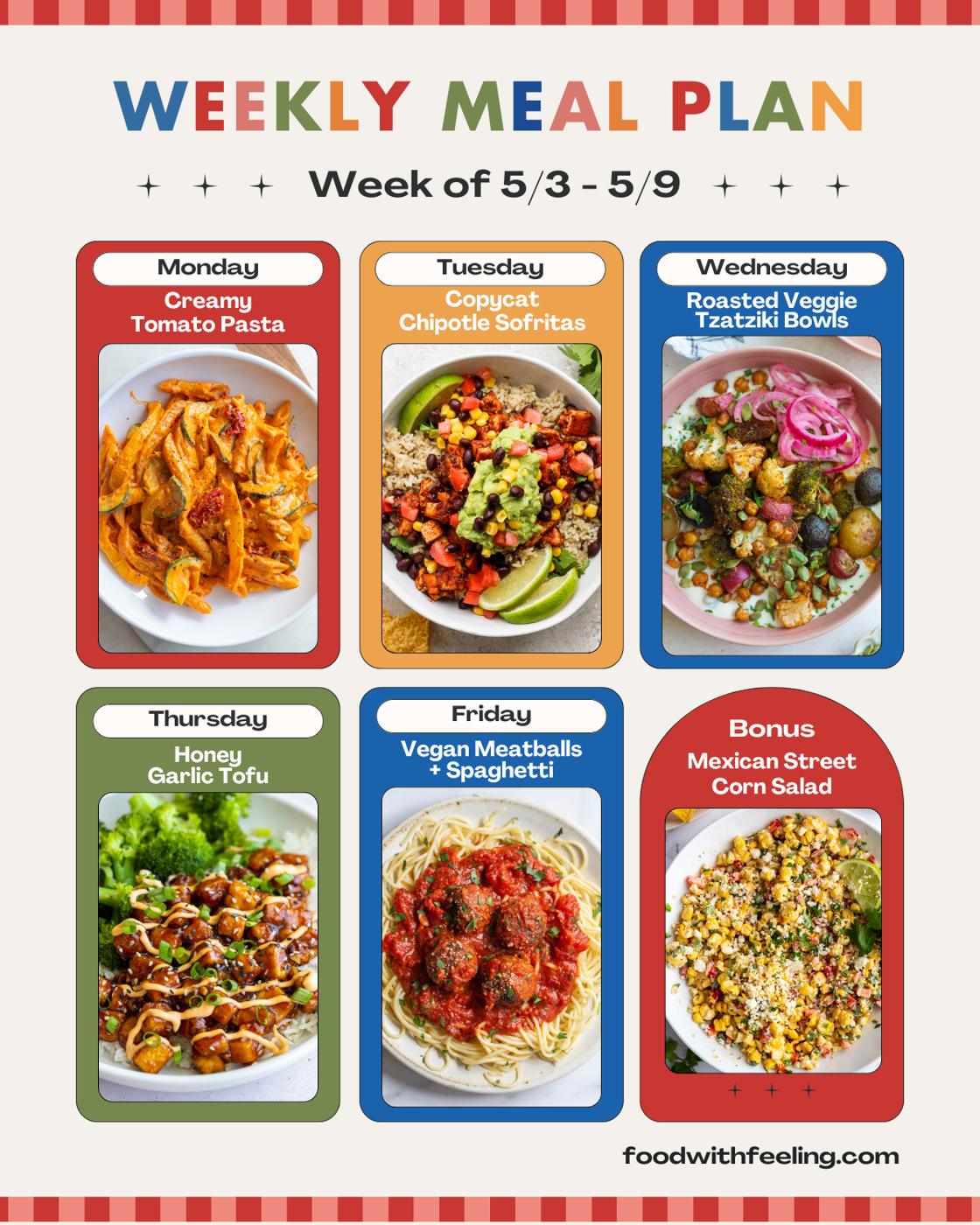 Meal Plan #42 at Home