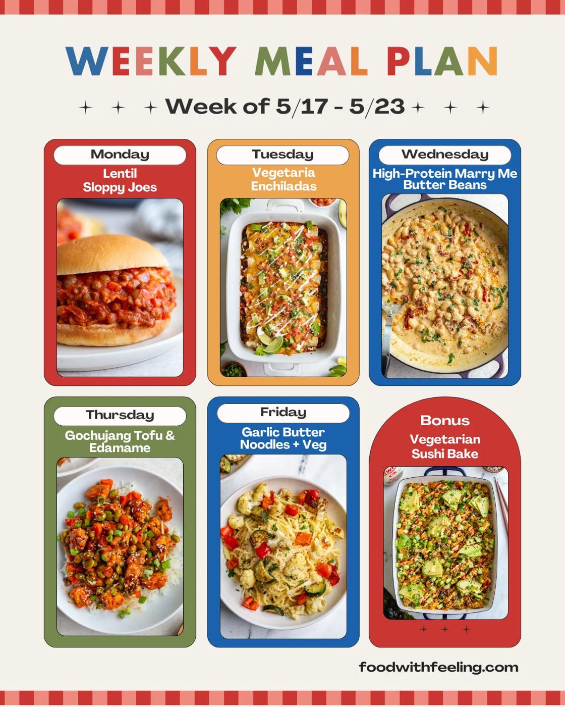 Meal Plan #43 from the Pantry