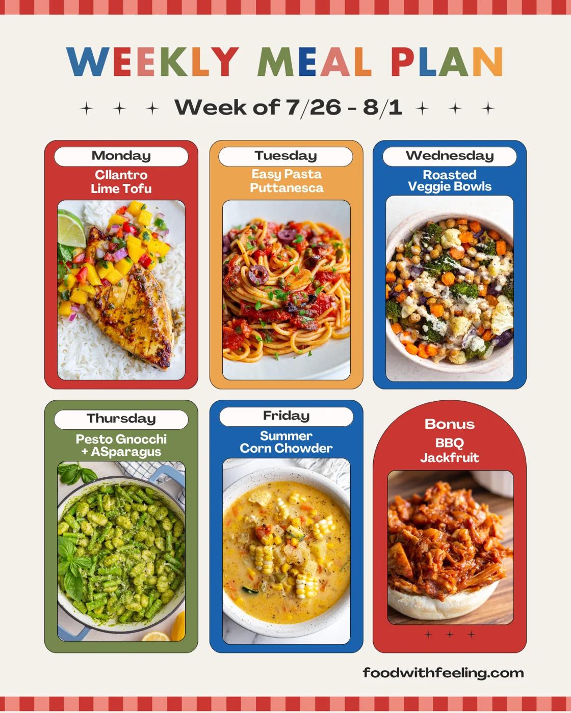 Meal Plan #47 for the Table