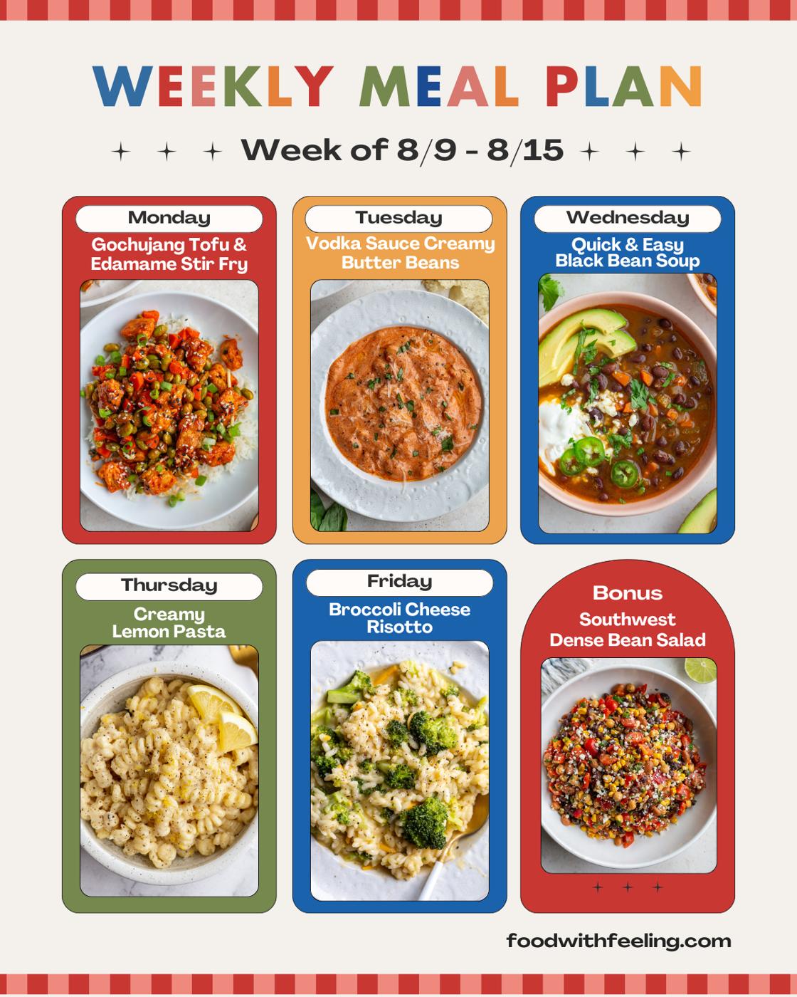 Meal Plan #49 for the Table