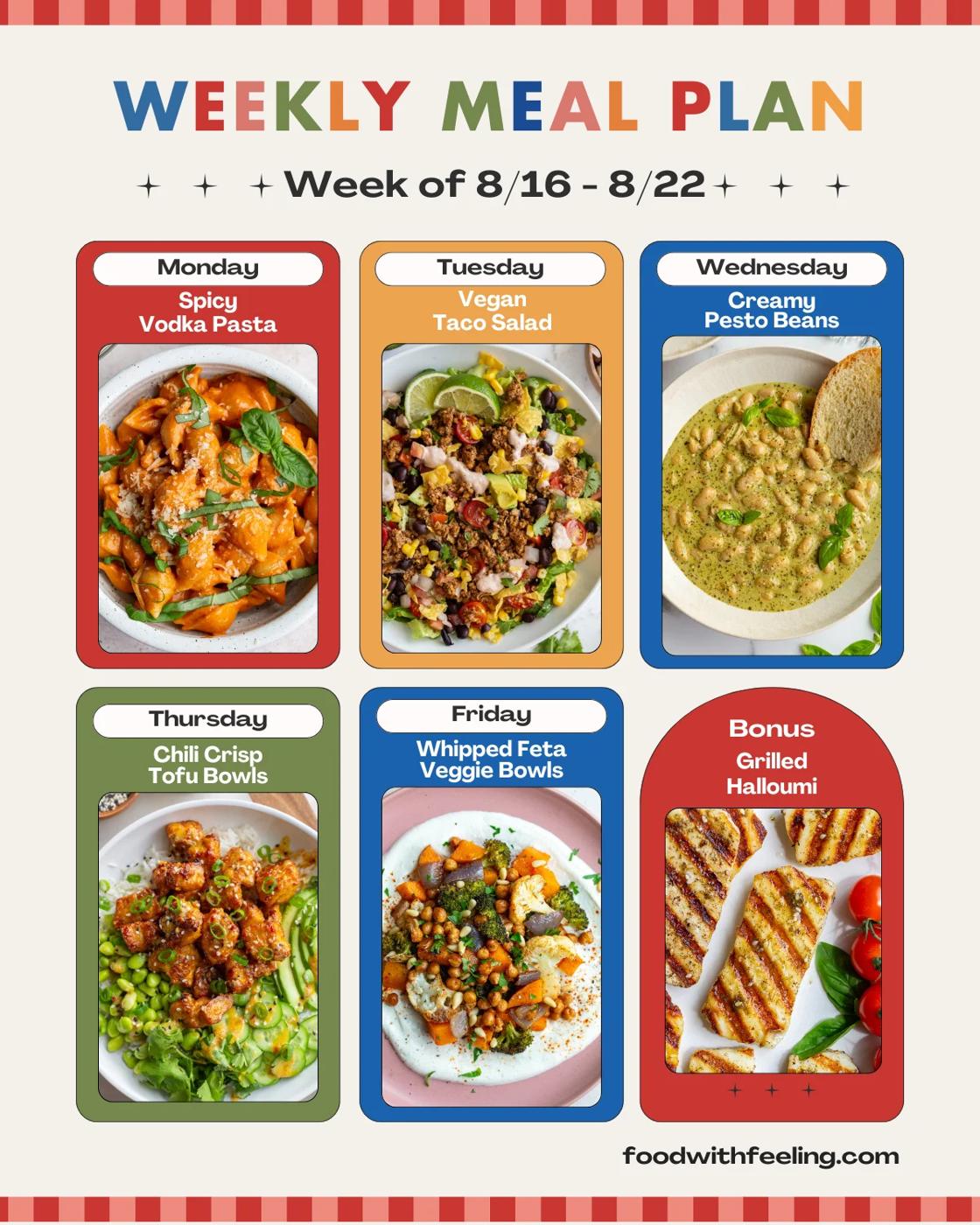 Meal Plan #50 for the Table