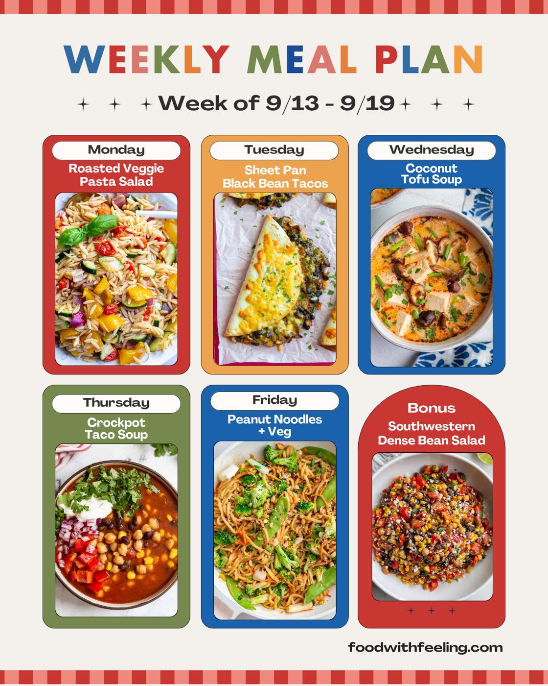 Meal Plan #53 from the Pantry