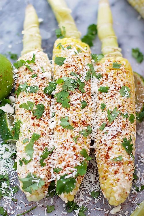 Mexican Corn on the Cob for the Table