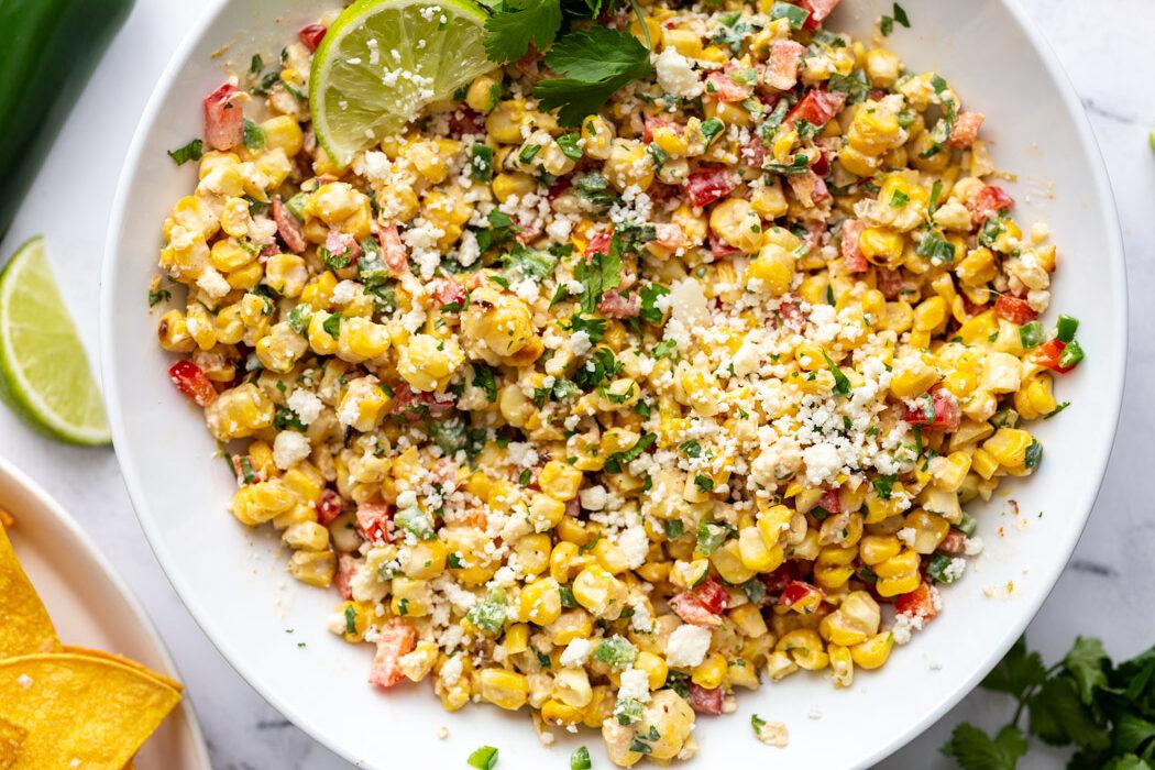 Mexican Street Corn Salad (Esquites) at Home