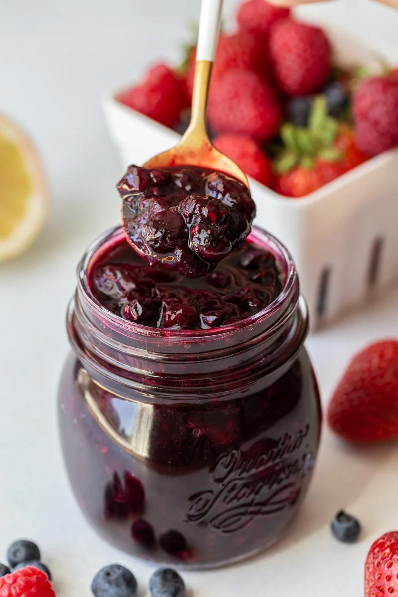 Mixed Berry Compote for the Table
