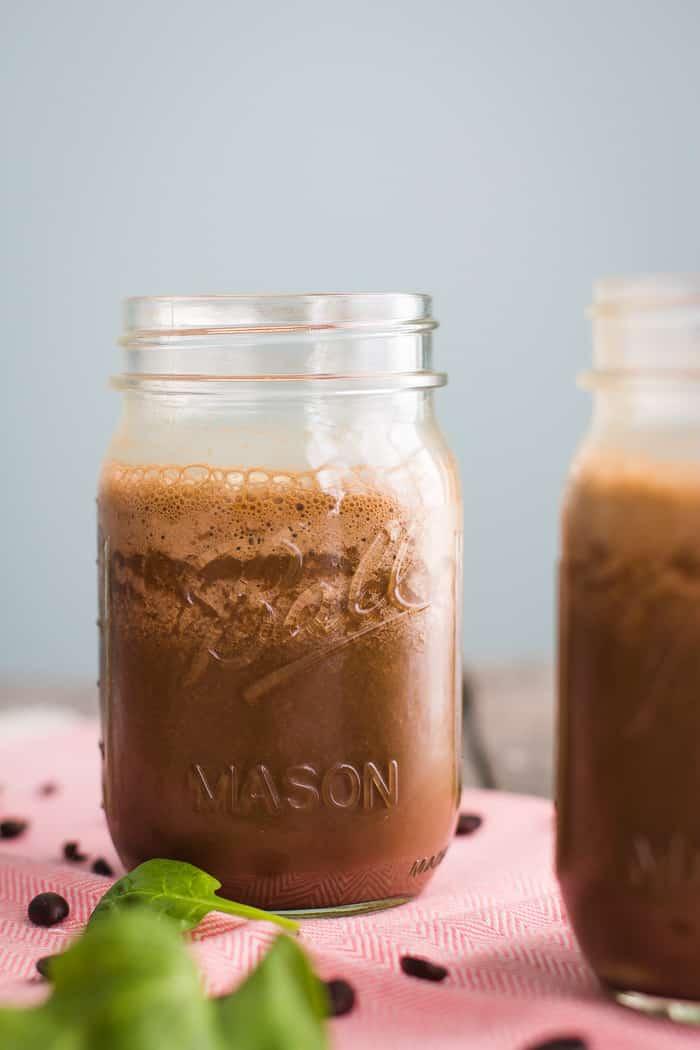 Mocha Green Smoothie at Home