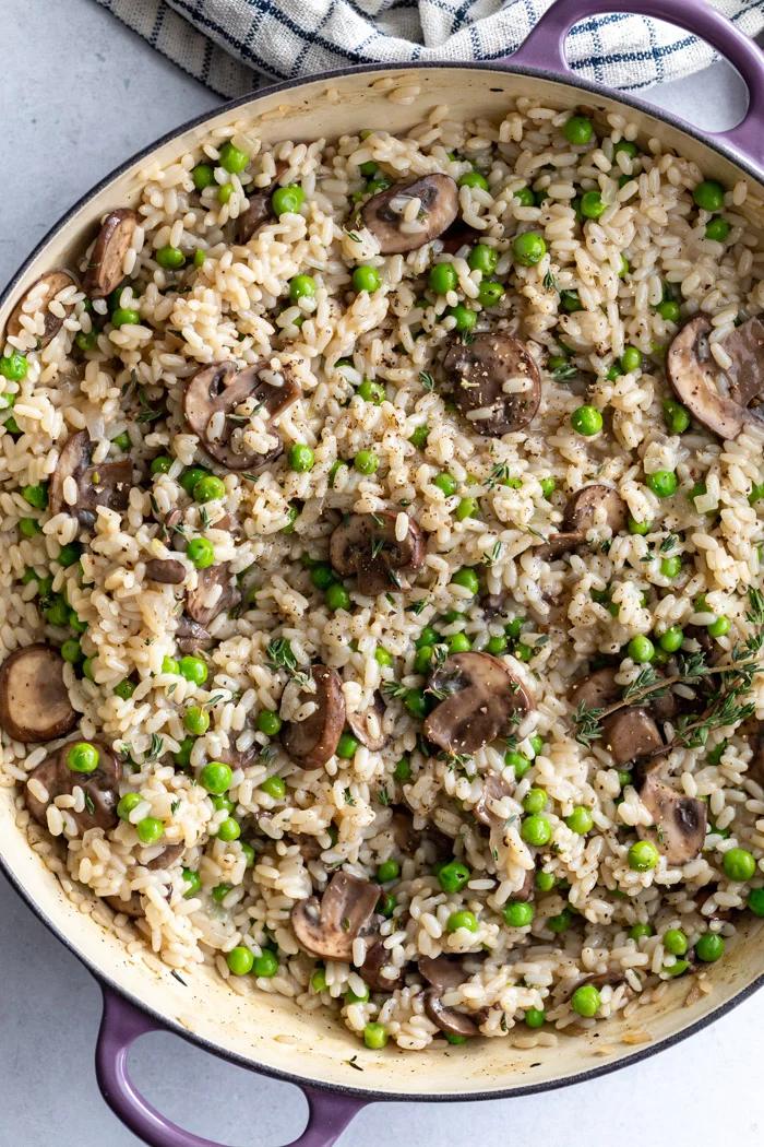Unfussy Vegan Risotto at Home