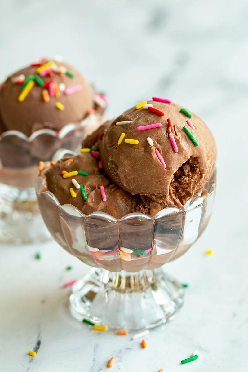 Ninja Creami Chocolate Ice Cream on the Stove