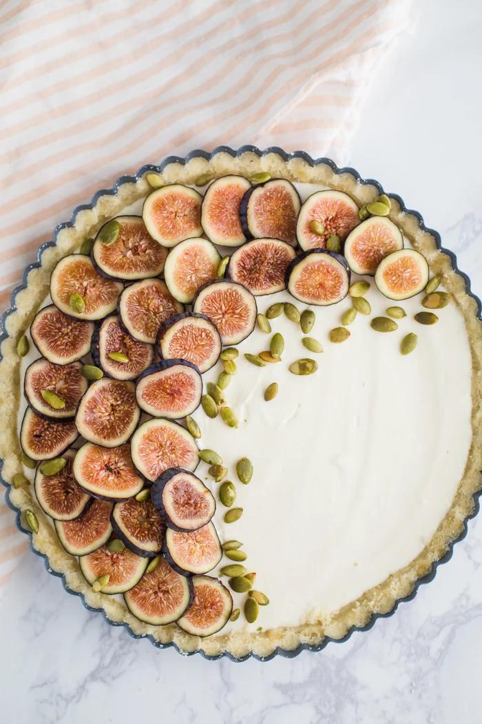 No Bake Fig Pie for the Table