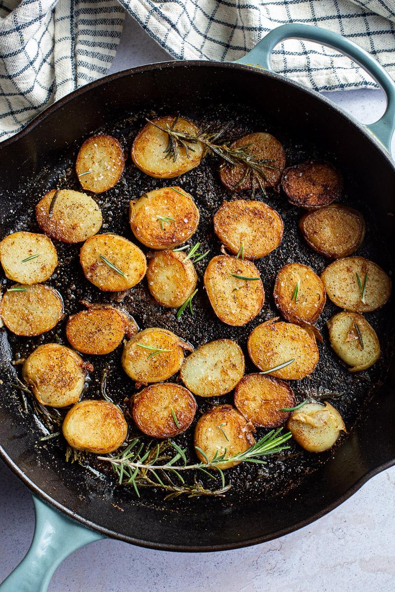 Rosemary Fried Potatoes at Home