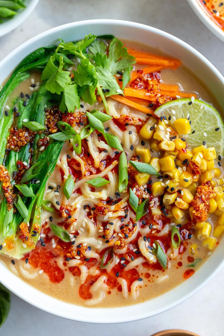 Peanut Butter Miso Ramen from the Pantry