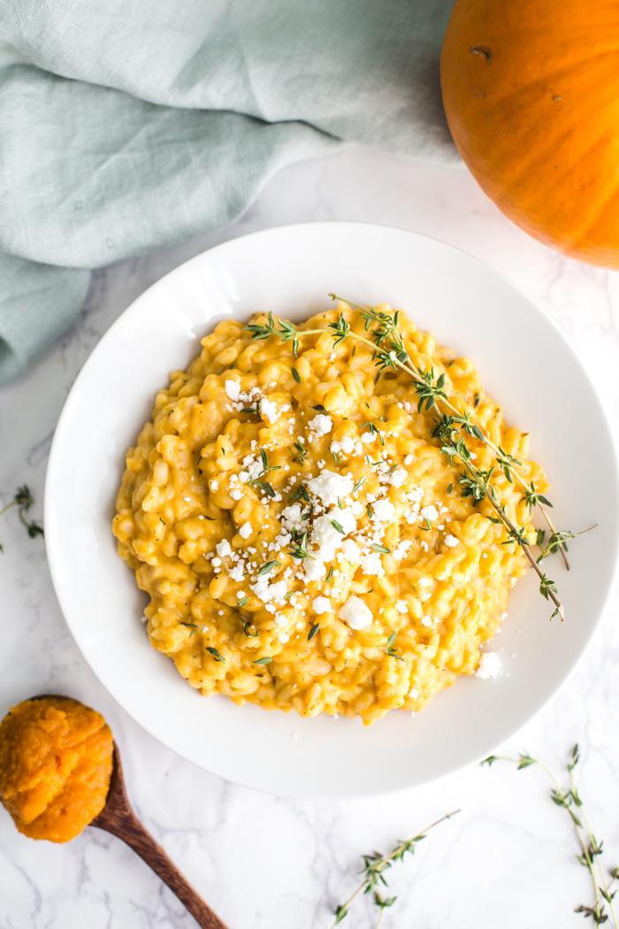 Pumpkin Goat Cheese Risotto from the Pantry